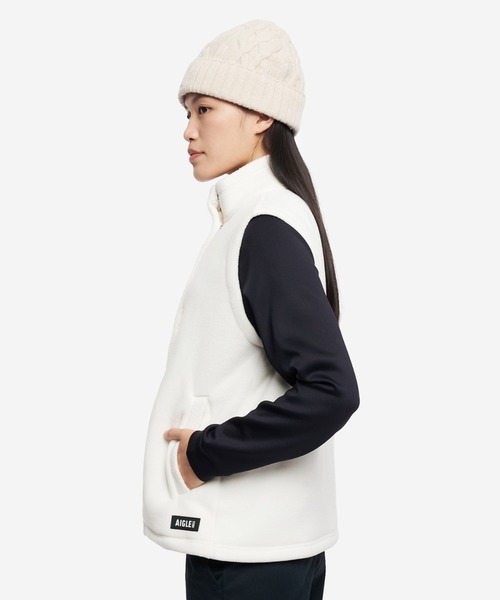 AIGLE(エーグル)の「ポーラテック ノースリーブベスト(その他アウター・レディース・ホワイト/ピンク・36/40/38)」の10枚目の写真