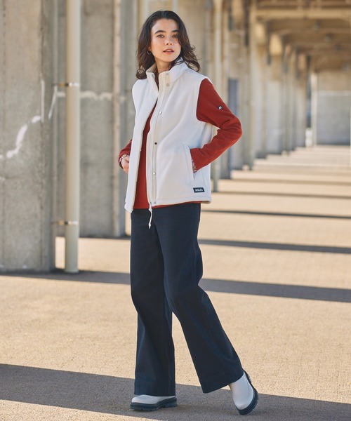 AIGLE(エーグル)の「ポーラテック ノースリーブベスト(その他アウター・レディース・ホワイト/ピンク/ブラック・36/40/38)」の20枚目の写真