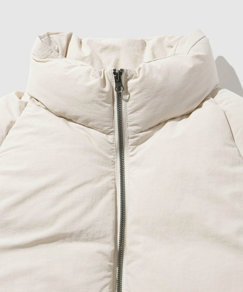 URBAN COLLECTION（アーバンコレクション）の「URBAN COLLECTION ナイロンワッシャー ノンキルト中綿ブルゾン【撥水素材】（ブルゾン・メンズ・ブラック/アイボリー・XL/L/M）」の3枚目の写真