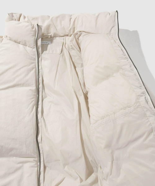 URBAN COLLECTION（アーバンコレクション）の「URBAN COLLECTION ナイロンワッシャー ノンキルト中綿ブルゾン【撥水素材】（ブルゾン・メンズ・ブラック/アイボリー・XL/L/M）」の6枚目の写真