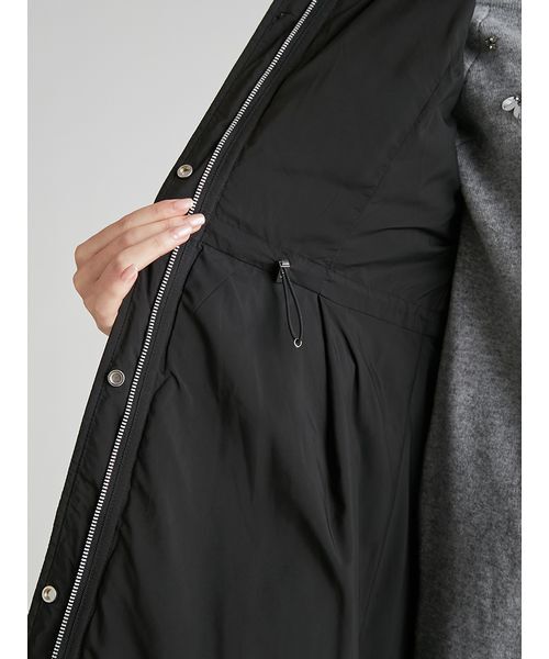 セール】フードリボンロングダウンコート（ダウンジャケット/コート