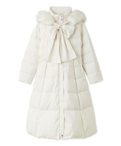 m*i様 ANAYI ロングダウンコート/セオリー、23区、ロペ、セルフォード 撥水・洗える】リッチファーフードロング ダウン | エニィスィス(ANY