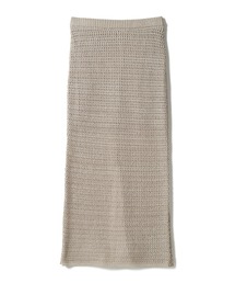 SEAGREEN(シーグリーン) PAPER KNIT MELANGE SKIRT