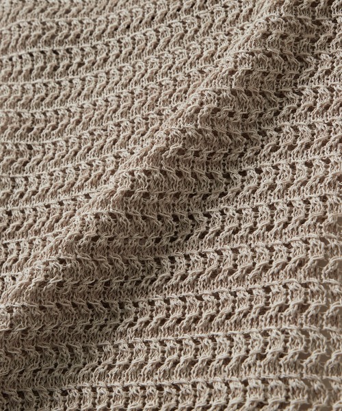 SEAGREEN(シーグリーン)の「SEAGREEN(シーグリーン) PAPER KNIT MELANGE SKIRT(スカート・レディース・ベージュ/ブルー・F)」の4枚目の写真