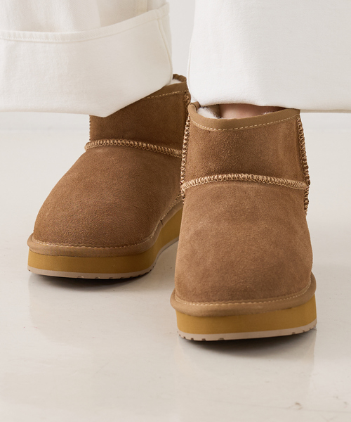 EMU Australia（エミューオーストラリア）の「【WEB限定】【EMU Australia】ムートンブーツ（ブーツ・レディース・ブラウン/ブラック・7/8/6）」の7枚目の写真