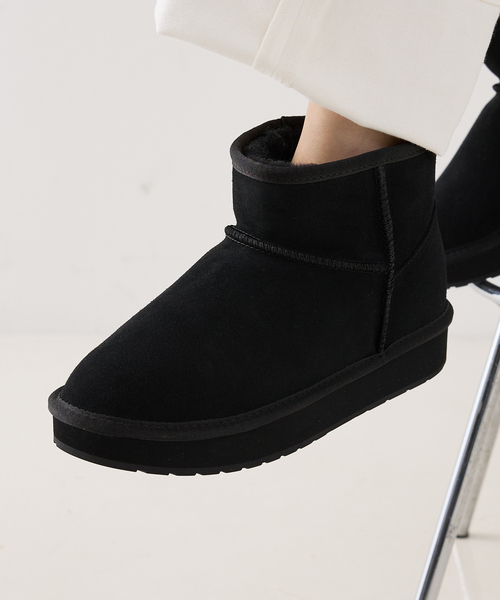 EMU Australia（エミューオーストラリア）の「【WEB限定】【EMU Australia】ムートンブーツ（ブーツ・レディース・ブラウン/ブラック・7/8/6）」の8枚目の写真