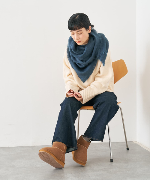 EMU Australia（エミューオーストラリア）の「【WEB限定】【EMU Australia】ムートンブーツ（ブーツ・レディース・ブラウン/ブラック・7/8/6）」の10枚目の写真