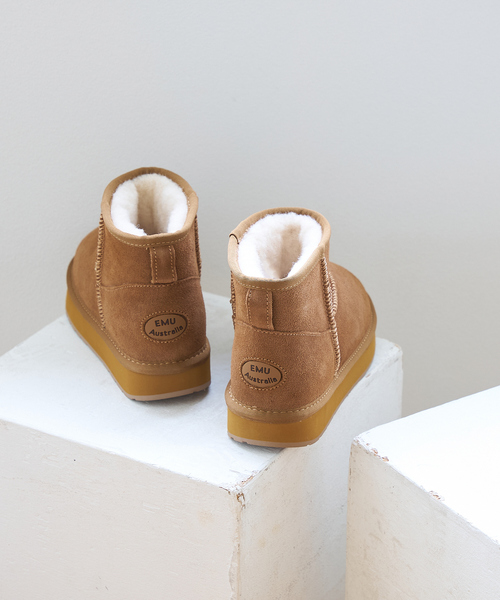 EMU Australia（エミューオーストラリア）の「【WEB限定】【EMU Australia】ムートンブーツ（ブーツ・レディース・ブラウン/ブラック・7/8/6）」の14枚目の写真