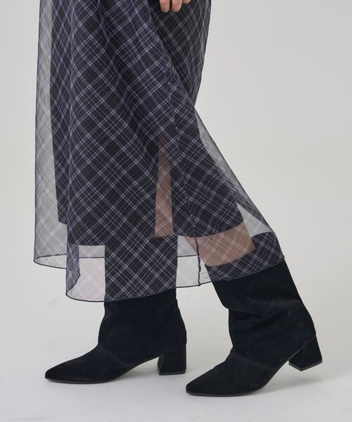 mystic（ミスティック）の「スウェードショートブーツ（ブーツ・レディース・ブラック/ブラウン・SMALL/MEDIUM/LARGE）」の4枚目の写真