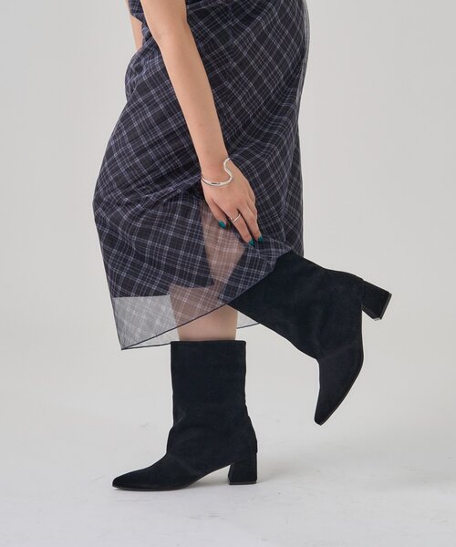 mystic（ミスティック）の「スウェードショートブーツ（ブーツ・レディース・ブラック/ブラウン・SMALL/MEDIUM/LARGE）」の7枚目の写真