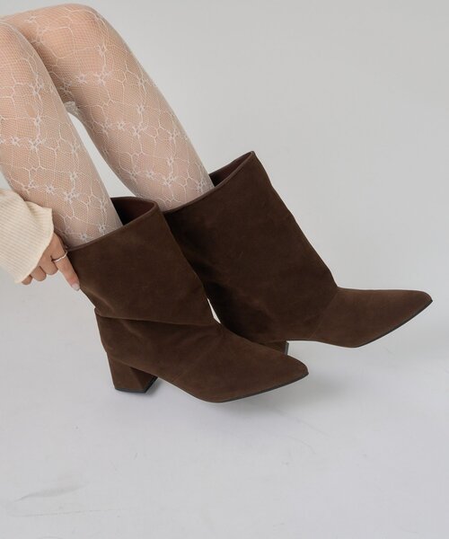 mystic（ミスティック）の「スウェードショートブーツ（ブーツ・レディース・ブラック/ブラウン・SMALL/MEDIUM/LARGE）」の9枚目の写真