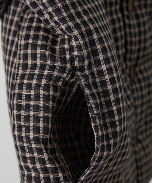 riziere(リジェール)の「チェック柄中綿ジャケット(その他アウター・キッズ・ブラック・90/100/110/120/130/140/150)」の14枚目の写真