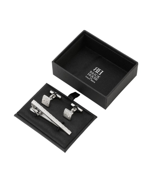 TOKYO SHIRTS（トウキョウシャツ）の「タイピンカフスセット（カフリンクス・メンズ・シルバー・FREE）」の2枚目の写真