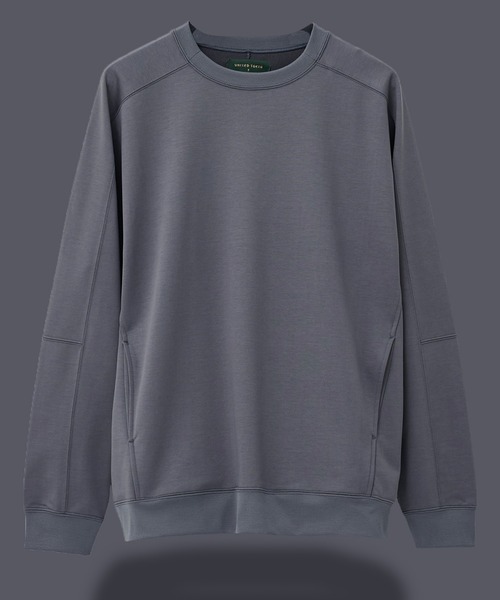 UNITED TOKYO(ユナイテッドトウキョウ)の「【大人気再入荷決定‼】SEA ISLAND COTTON SWEAT |世界最高峰コットン/冬服/大人気/耐久性/インナー/オールシーズン(スウェット・メンズ・ダークグレー/ダークネイビー/ブラック・1/2)」の1枚目の写真