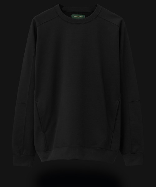 UNITED TOKYO(ユナイテッドトウキョウ)の「【大人気再入荷決定‼】SEA ISLAND COTTON SWEAT |世界最高峰コットン/冬服/大人気/耐久性/インナー/オールシーズン(スウェット・メンズ・ダークグレー/ダークネイビー/ブラック・1/2)」の2枚目の写真