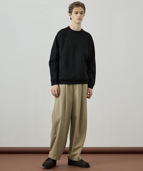 UNITED TOKYO(ユナイテッドトウキョウ)の「【大人気再入荷決定‼】SEA ISLAND COTTON SWEAT |世界最高峰コットン/冬服/大人気/耐久性/インナー/オールシーズン(スウェット・メンズ・ダークグレー/ダークネイビー/ブラック・1/2)」の9枚目の写真