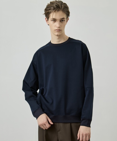 UNITED TOKYO(ユナイテッドトウキョウ)の「【大人気再入荷決定‼】SEA ISLAND COTTON SWEAT |世界最高峰コットン/冬服/大人気/耐久性/インナー/オールシーズン(スウェット・メンズ・ダークグレー/ダークネイビー/ブラック・1/2)」の5枚目の写真