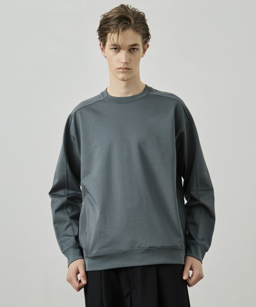 UNITED TOKYO(ユナイテッドトウキョウ)の「【大人気再入荷決定‼】SEA ISLAND COTTON SWEAT |世界最高峰コットン/冬服/大人気/耐久性/インナー/オールシーズン(スウェット・メンズ・ダークグレー/ダークネイビー/ブラック・1/2)」の7枚目の写真