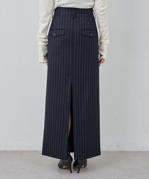 GALLARDAGALANTE（ガリャルダガランテ）の「【セットアップ対応】ストライプスカート（スカート・レディース・ネイビー・0/1）」の11枚目の写真