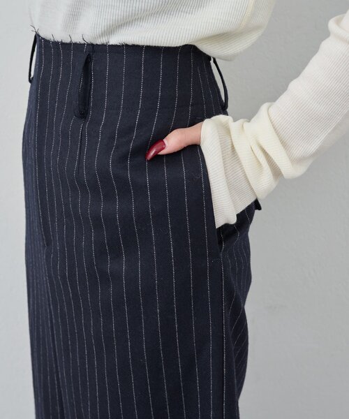 GALLARDAGALANTE（ガリャルダガランテ）の「【セットアップ対応】ストライプスカート（スカート・レディース・ネイビー・0/1）」の14枚目の写真