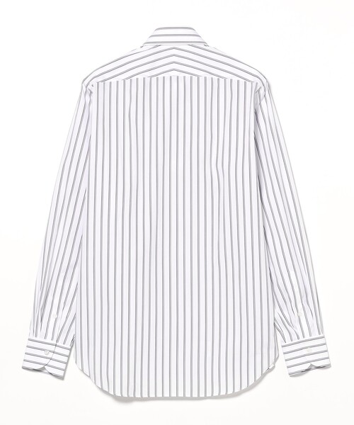 BEAMS F（ビームスエフ）の「コットン ネイビーストライプ レギュラーカラーシャツ（シャツ/ブラウス・メンズ・ネイビー・38/37/42/41/39/40）」の8枚目の写真