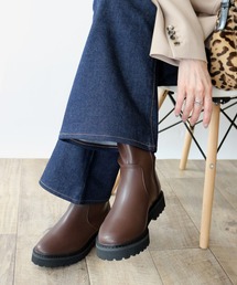 Fin（フィン）の「タンクソールストレッチブーツ【低反発スポンジ入り】（ブーツ・レディース）」