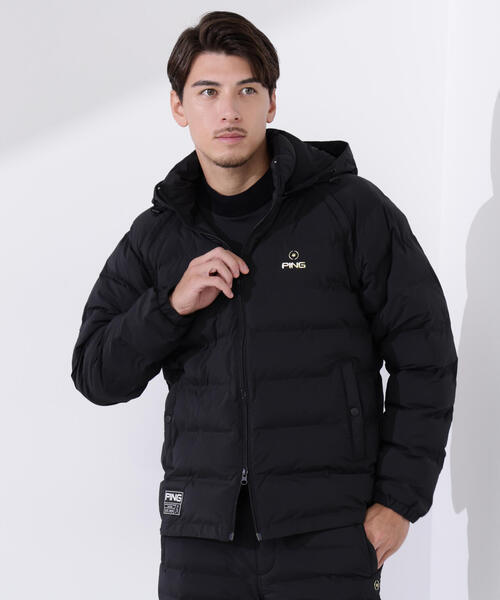 PING APPAREL】25FW 3WAY中綿フーディブルゾン ＜GOLD＞ (MENS