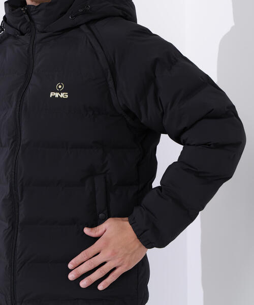 PING APPAREL】25FW 3WAY中綿フーディブルゾン ＜GOLD＞ (MENS
