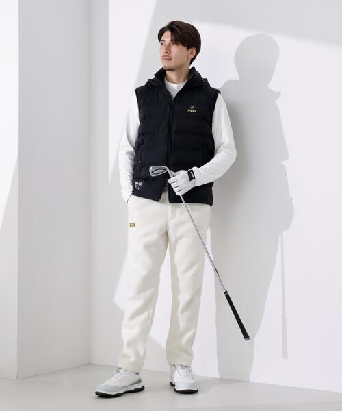 PING APPAREL】25FW 3WAY中綿フーディブルゾン ＜GOLD＞ (MENS