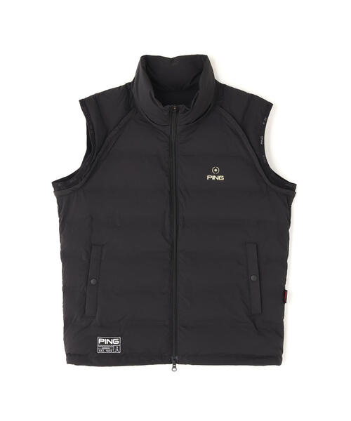 PING APPAREL】25FW 3WAY中綿フーディブルゾン ＜GOLD＞ (MENS