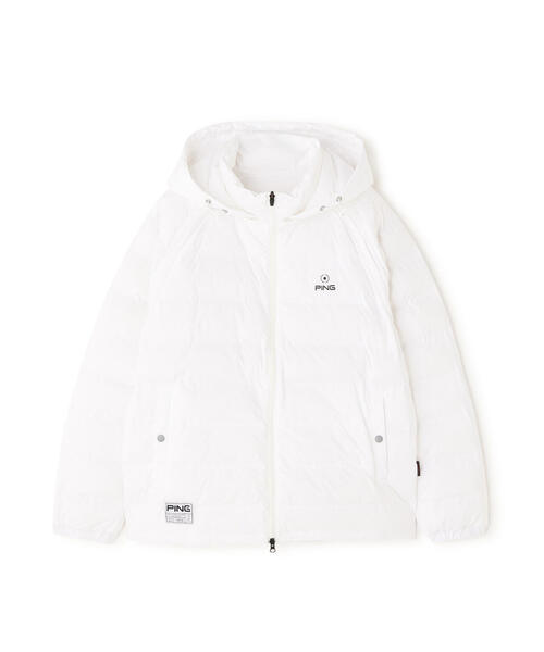 PING APPAREL】25FW 3WAY中綿フーディブルゾン ＜GOLD＞ (MENS