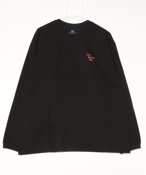 PR01.(ピーアールワン)の「BIG WAVE シティーラン Tシャツ (ロンT)(Tシャツ/カットソー・メンズ・ブラック・X-LARGE)」の1枚目の写真