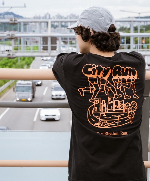 PR01.(ピーアールワン)の「BIG WAVE シティーラン Tシャツ (ロンT)(Tシャツ/カットソー・メンズ・ブラック・X-LARGE)」の4枚目の写真
