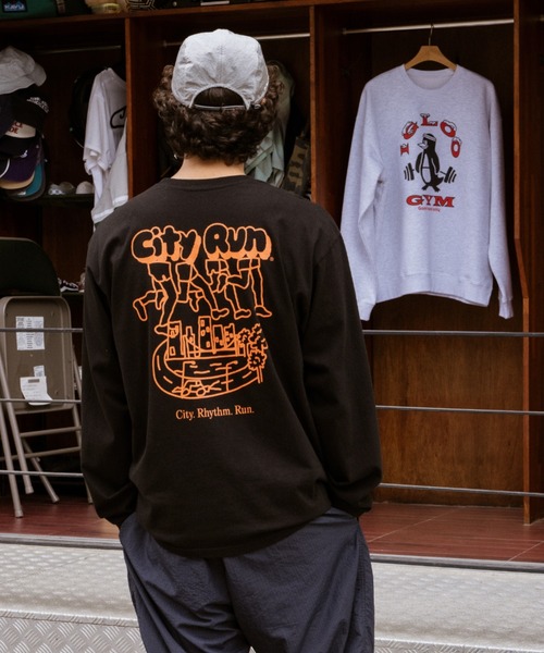 PR01.(ピーアールワン)の「BIG WAVE シティーラン Tシャツ (ロンT)(Tシャツ/カットソー・メンズ・ブラック・X-LARGE)」の9枚目の写真