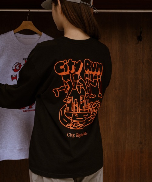 PR01.(ピーアールワン)の「BIG WAVE シティーラン Tシャツ (ロンT)(Tシャツ/カットソー・メンズ・ブラック・X-LARGE)」の17枚目の写真