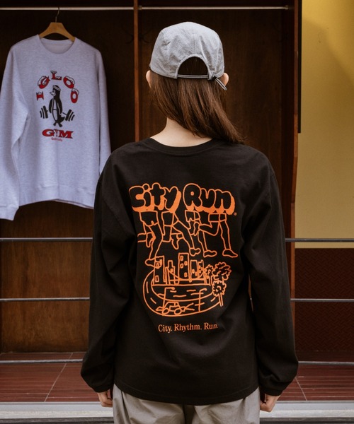 PR01.(ピーアールワン)の「BIG WAVE シティーラン Tシャツ (ロンT)(Tシャツ/カットソー・メンズ・ブラック・X-LARGE)」の18枚目の写真