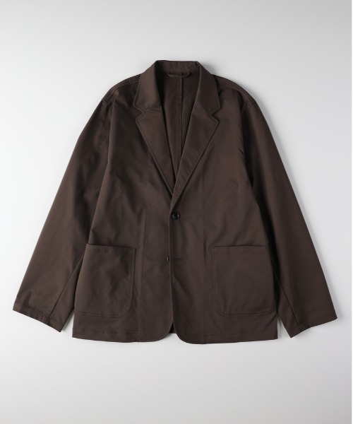Right-on（ライトオン）の「【Refurbish】ワークルーズ テーラードジャケット(イージーケア/しわになりにくい/軽量/通気性/ポリエステルカルゼ/オンオフ兼用/セットアップ対応)（テーラードジャケット・メンズ・ブラック/ブラウン/カーキブラウン・M/XL/L）」の14枚目の写真