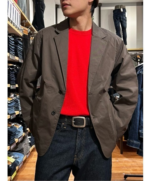 Right-on（ライトオン）の「【Refurbish】ワークルーズ テーラードジャケット(イージーケア/しわになりにくい/軽量/通気性/ポリエステルカルゼ/オンオフ兼用/セットアップ対応)（テーラードジャケット・メンズ・ブラック/ブラウン/カーキブラウン・M/XL/L）」の15枚目の写真