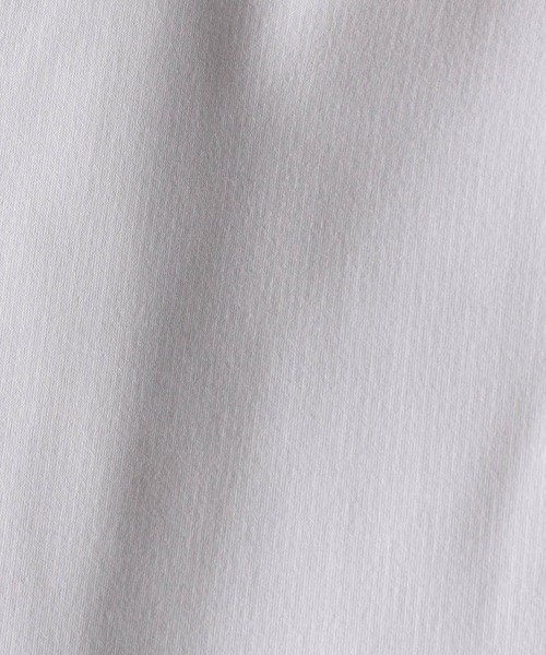 MONSIEUR NICOLE(ムッシュニコル)の「バーズアイダブルジャカード Tシャツ(Tシャツ/カットソー・メンズ・ブラック/グレー/ホワイト・MEDIUM/LARGE/X-LARGE)」の12枚目の写真