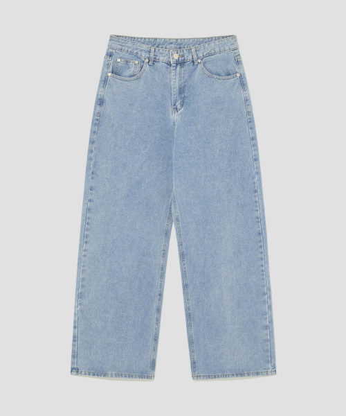 AGOD（エージーオーディー）の「ワイドデニムパンツ[ライトブルー]（デニムパンツ・レディース・その他・MEDIUM/LARGE/X-LARGE/X-SMALL/SMALL）」の13枚目の写真