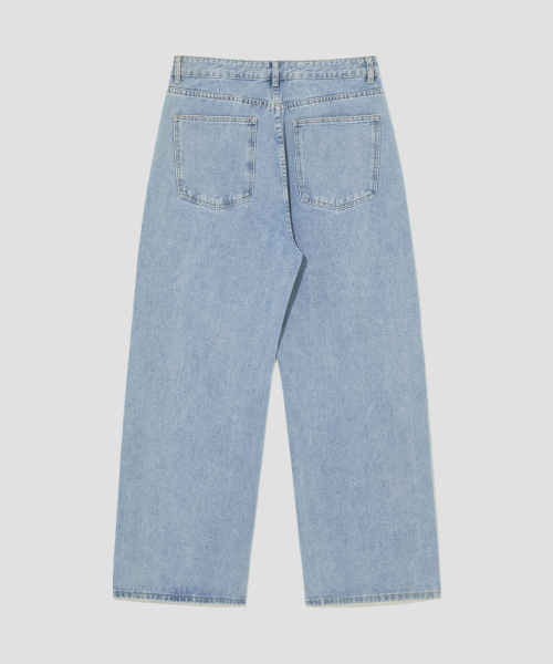AGOD（エージーオーディー）の「ワイドデニムパンツ[ライトブルー]（デニムパンツ・レディース・その他・MEDIUM/LARGE/X-LARGE/X-SMALL/SMALL）」の14枚目の写真