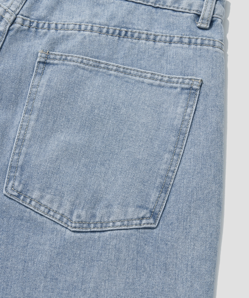 AGOD（エージーオーディー）の「ワイドデニムパンツ[ライトブルー]（デニムパンツ・レディース・その他・MEDIUM/LARGE/X-LARGE/X-SMALL/SMALL）」の17枚目の写真