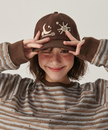 ESCAPEFROM（エスケープフロム）の「ウェザーアイコンキャップブラウン（キャップ）」