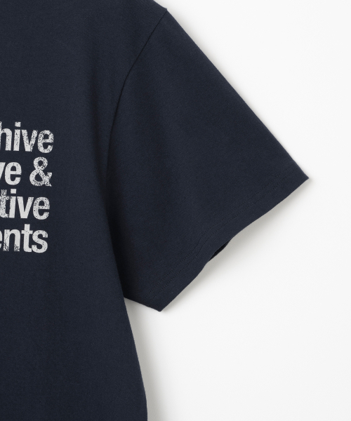 Millo Archive（ミロ アーカイブ）の「オブリークTシャツ[ディープネイビー]（Tシャツ/カットソー・メンズ・その他・MEDIUM/LARGE/X-LARGE）」の4枚目の写真