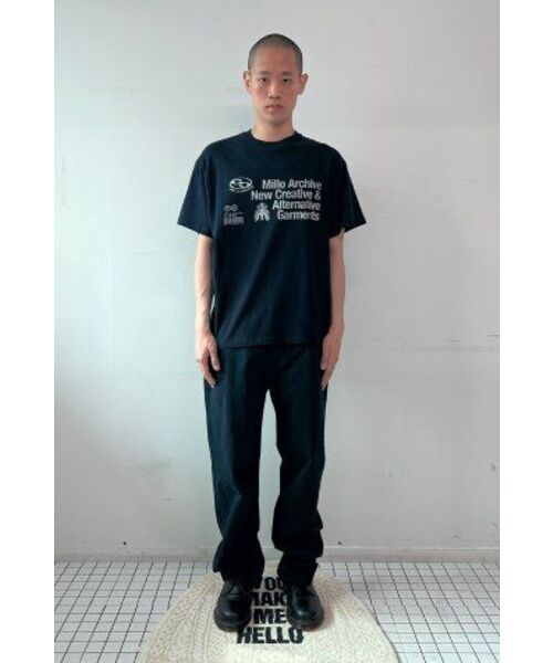 Millo Archive（ミロ アーカイブ）の「オブリークTシャツ[ディープネイビー]（Tシャツ/カットソー・メンズ・その他・MEDIUM/LARGE/X-LARGE）」の10枚目の写真