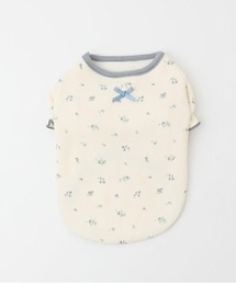 moncheri（モンシェリ）の「裏起毛花柄パフスリーブトップス【あったか裏起毛・着心地◎】（ペットウェア）」