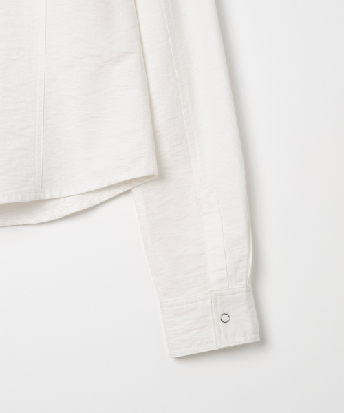 MILLO WOMEN（ミロウーマン）の「ワークスナップシャツ[ホワイト]（シャツ/ブラウス・レディース・その他・SMALL/MEDIUM）」の7枚目の写真