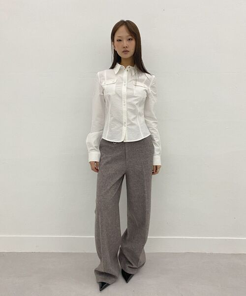 MILLO WOMEN（ミロウーマン）の「ワークスナップシャツ[ホワイト]（シャツ/ブラウス・レディース・その他・SMALL/MEDIUM）」の12枚目の写真