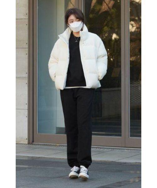 MUSINSA STANDARD WOMAN（ムシンサスタンダードウーマン）の「ウィメンズセミオーバーサイズスウェットシャツ[ブラック]（スウェット・レディース・その他・SMALL/MEDIUM/LARGE/X-SMALL）」の8枚目の写真