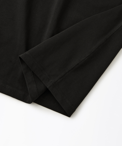 OUTSTANDING（アウトスタンディング）の「HENLEY NECK LONG SLEEVE TEE_BLACK（Tシャツ/カットソー・メンズ・その他・SMALL/MEDIUM/LARGE）」の6枚目の写真